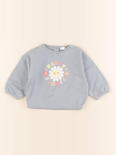 Sweat - 6 mois Vert 1 - vertbaudet enfant 