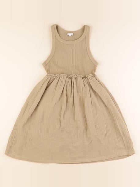 Robe coton - 10 ans Vert 1 - vertbaudet enfant 