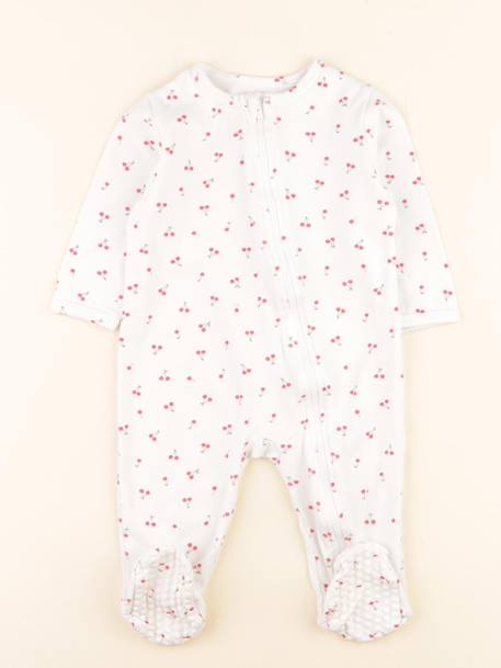 Pyjama coton - 12 mois Blanc, rouge 1 - vertbaudet enfant 