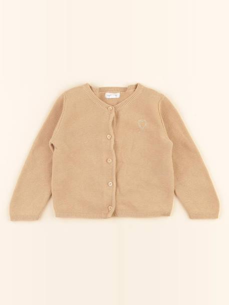 Gilet - 9 mois Marron, or 1 - vertbaudet enfant 