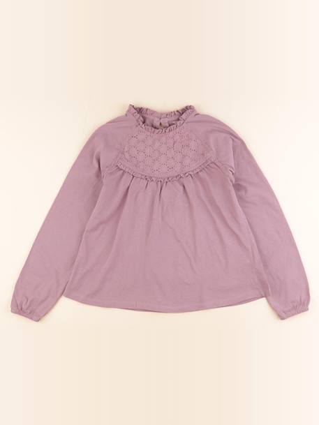 Tee-shirt - 10 ans Violet 1 - vertbaudet enfant 
