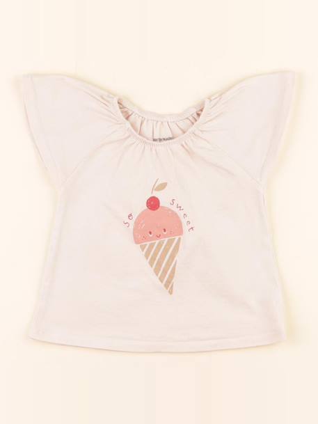 Tee-shirt - 9 mois Rose 1 - vertbaudet enfant 