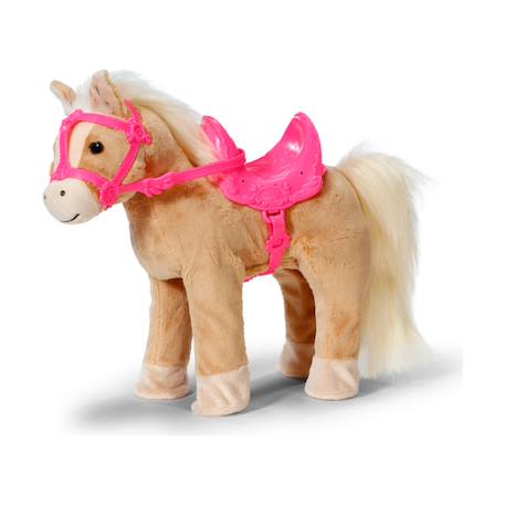 Cheval de peluche avec sons et fonction de marche Marron 2 - vertbaudet enfant 