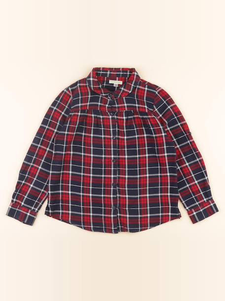 Blouse - 8 ans Bleu, rouge 1 - vertbaudet enfant 