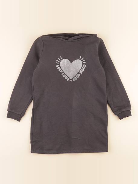 Robe - 8 ans Gris 1 - vertbaudet enfant 