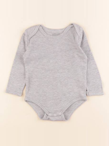 Body - 24 mois Gris 1 - vertbaudet enfant 