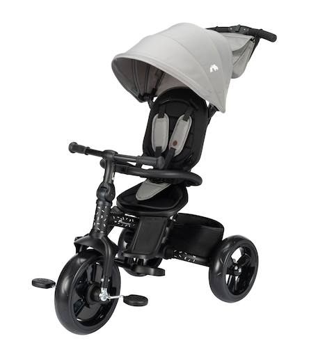 Poussette et tricycle bébé 2 en 1 windy Tinted gray+Vert minéral 1 - vertbaudet enfant 