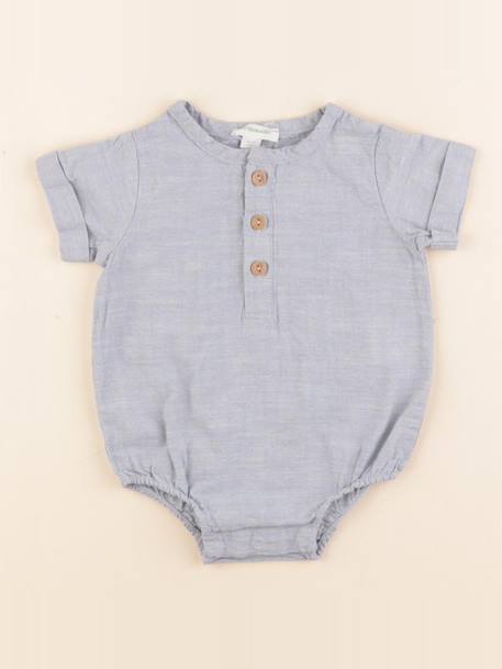 Combinaison - 1 mois Bleu 1 - vertbaudet enfant 