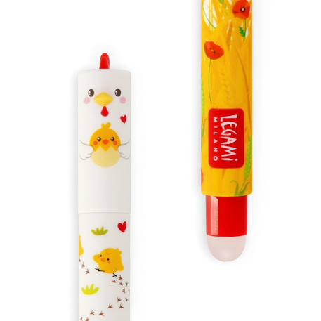 Stylo effaçable hen -i care a lot - erasable pen Rouge 1 - vertbaudet enfant 