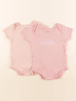 Seconde main-Fille-Lot de 2 bodies en coton - 2 ans