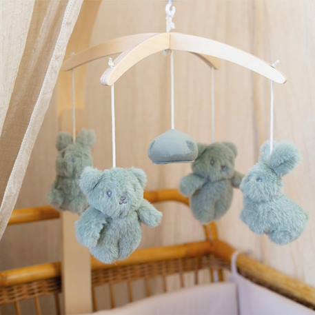 Mobile musical en bois pour bébé Vert 2 - vertbaudet enfant 
