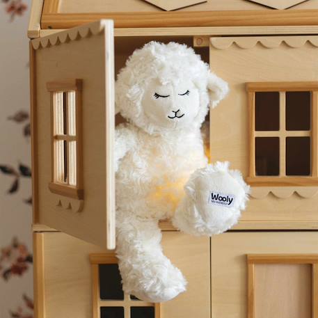 Veilleuse musicale wooly - bruits blancs Blanc 1 - vertbaudet enfant 