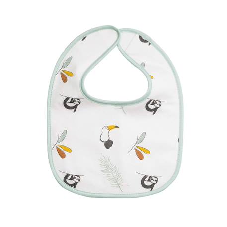 Lot de 6 bavoirs Blanc 4 - vertbaudet enfant 