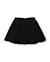 Jupe pour fille en maille extensible avec détail floral et taille élastique Noir 2 - vertbaudet enfant 