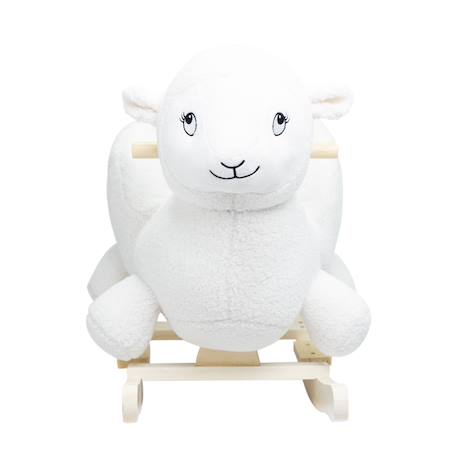 Mouton à bascule - wooly Blanc 1 - vertbaudet enfant 