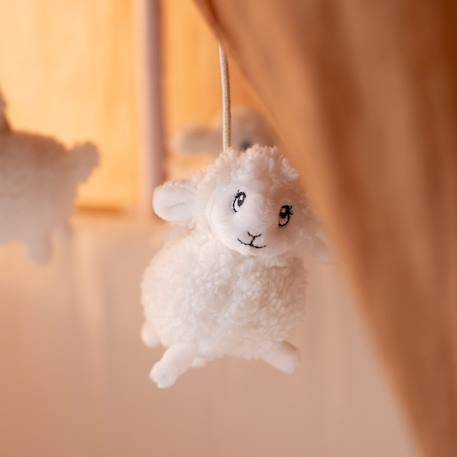 Mobile musicale wooly le mouton Ecru 2 - vertbaudet enfant 