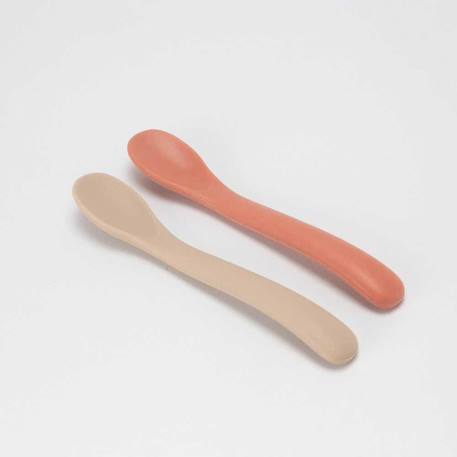 Cuillère silicone Orange 2 - vertbaudet enfant 