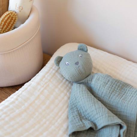 Doudou lange ourson Vert 2 - vertbaudet enfant 