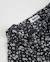 Jupe fille en toile avec design floral et volants Noir 4 - vertbaudet enfant 