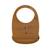 Bavoir silicone récupérateur pour bébé Caramel+Sable 1 - vertbaudet enfant 