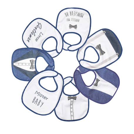 Bavoirs bébé Blanc 1 - vertbaudet enfant 