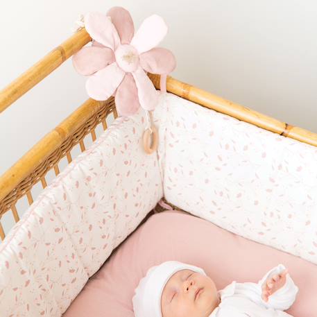 Peluche musicale fleur en coton bio Rose 3 - vertbaudet enfant 