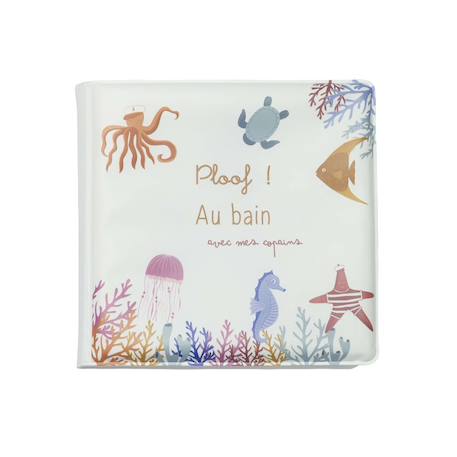 Livre de bain animaux de la mer Blanc 1 - vertbaudet enfant 
