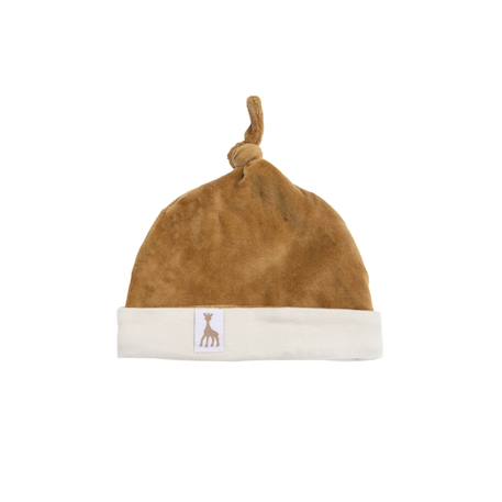 Bonnet de naissance sophie la girafe® Marron+Rose+Vert olive 1 - vertbaudet enfant 