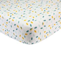 Drap housse lit bébé modèle feuille - vertbaudet enfant