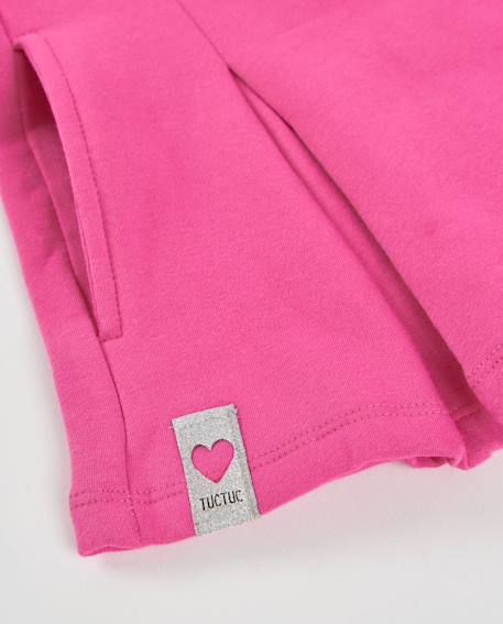 Jupe bébé fille en molleton avec taille élastiquée et matière douce Rose 5 - vertbaudet enfant 