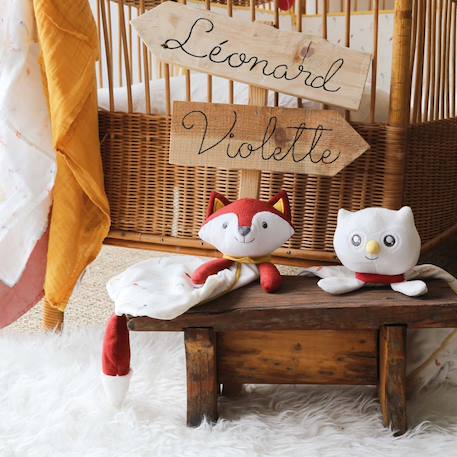 Doudou mouchoir Ecru 4 - vertbaudet enfant 