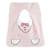 Bavoir avec attache scratch modèle mistinguette Rose 1 - vertbaudet enfant 