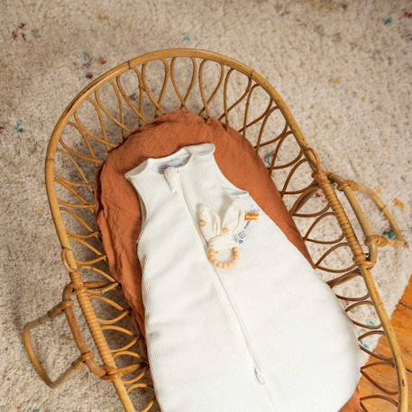 Gigoteuse velours côtelé Blanc 3 - vertbaudet enfant 