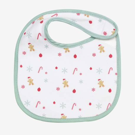 Lot de 2 bavoirs naissance de noël Blanc 6 - vertbaudet enfant 