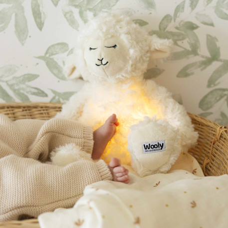 Veilleuse musicale wooly - bruits blancs Blanc 5 - vertbaudet enfant 