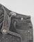 Jupe-culotte pour fille en denim effet délavé Gris 4 - vertbaudet enfant 