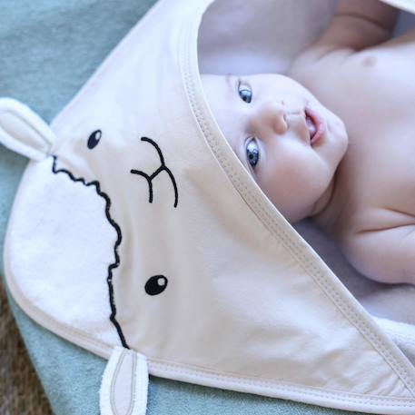 Sortie de bain Ecru 3 - vertbaudet enfant 