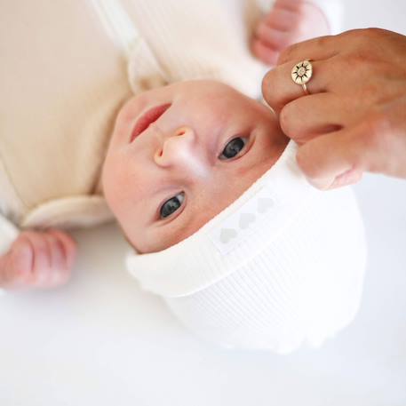 Bonnet tubulaire de naissance Blanc 2 - vertbaudet enfant 