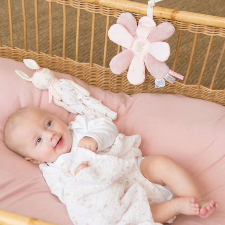Peluche musicale fleur en coton bio Rose 5 - vertbaudet enfant 