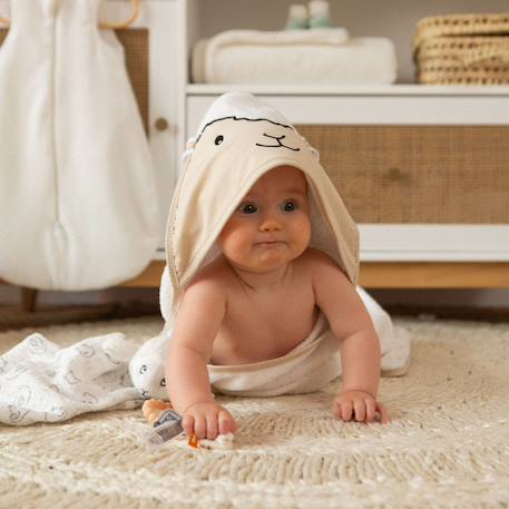 Sortie de bain Ecru 2 - vertbaudet enfant 