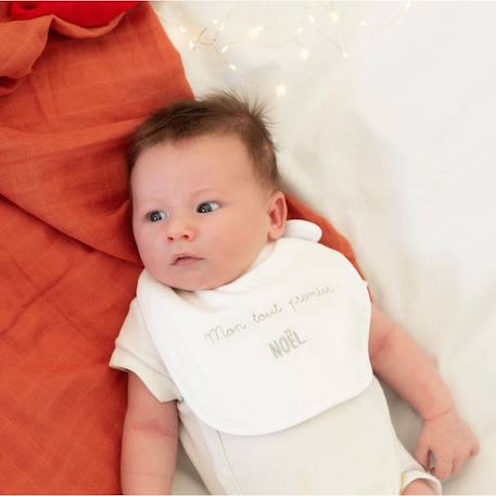 Bavoir bébé Blanc 2 - vertbaudet enfant 