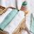 Lot de 3 langes bébé motif chats Vert 4 - vertbaudet enfant 