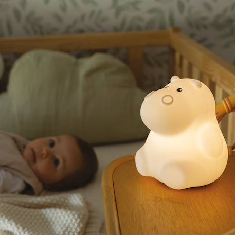 Veilleuse bébé connecté Blanc 3 - vertbaudet enfant 
