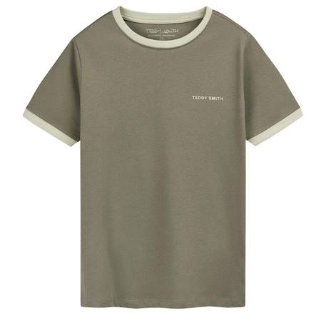 T-shirt garçon manches courtes Bleu+Kaki+Marine+Noir 4 - vertbaudet enfant 