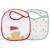 Lot de 2 bavoirs naissance de noël Blanc 1 - vertbaudet enfant 