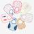 Lot de 7 bavoirs bébé Blanc 1 - vertbaudet enfant 