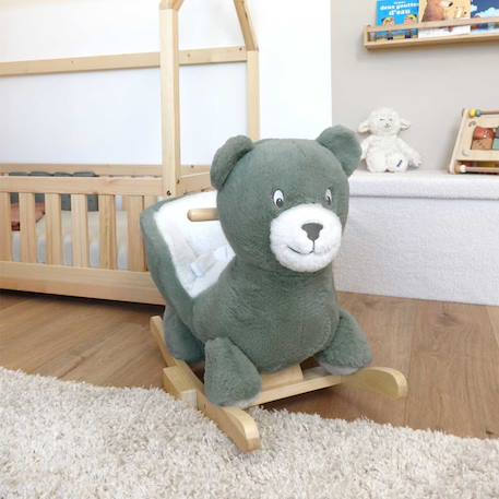 Ours à bascule Vert 4 - vertbaudet enfant 