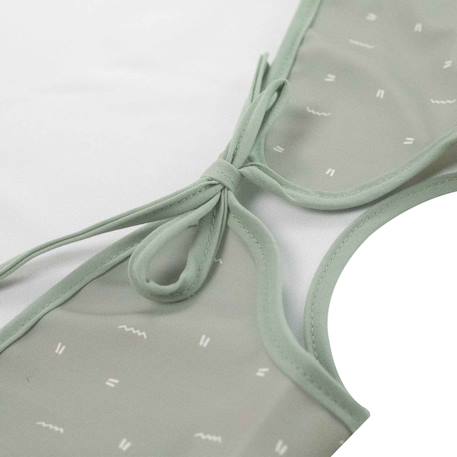 Bavoir tablier avec récupérateur pour bébé Vert 4 - vertbaudet enfant 