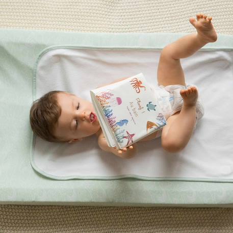 Livre de bain animaux de la mer Blanc 3 - vertbaudet enfant 