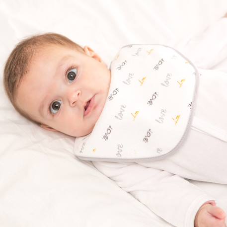 Lot de 7 bavoirs bébé Jaune 3 - vertbaudet enfant 